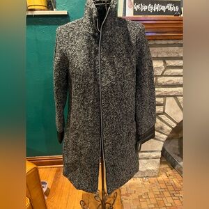 Kenneth Cole Charcoal Trench Coat